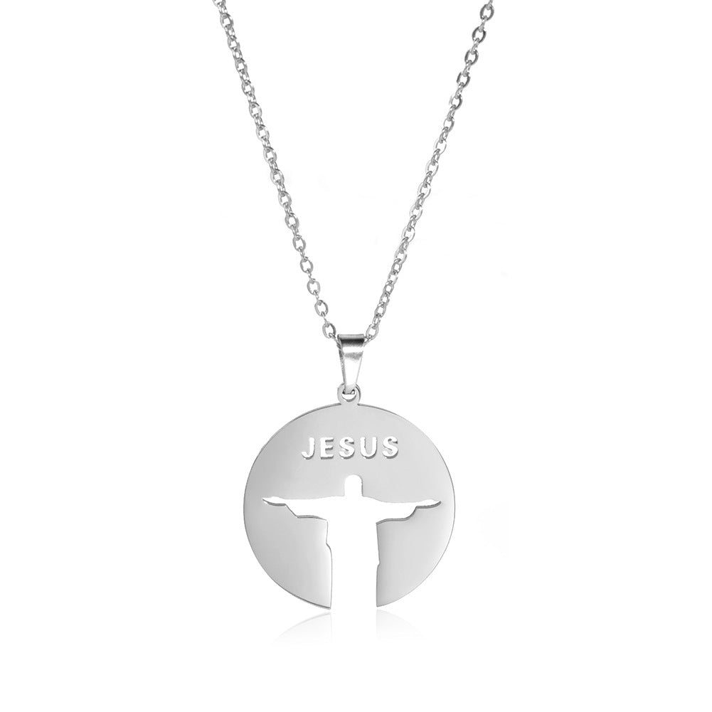 Jesus Silhouette Pendant