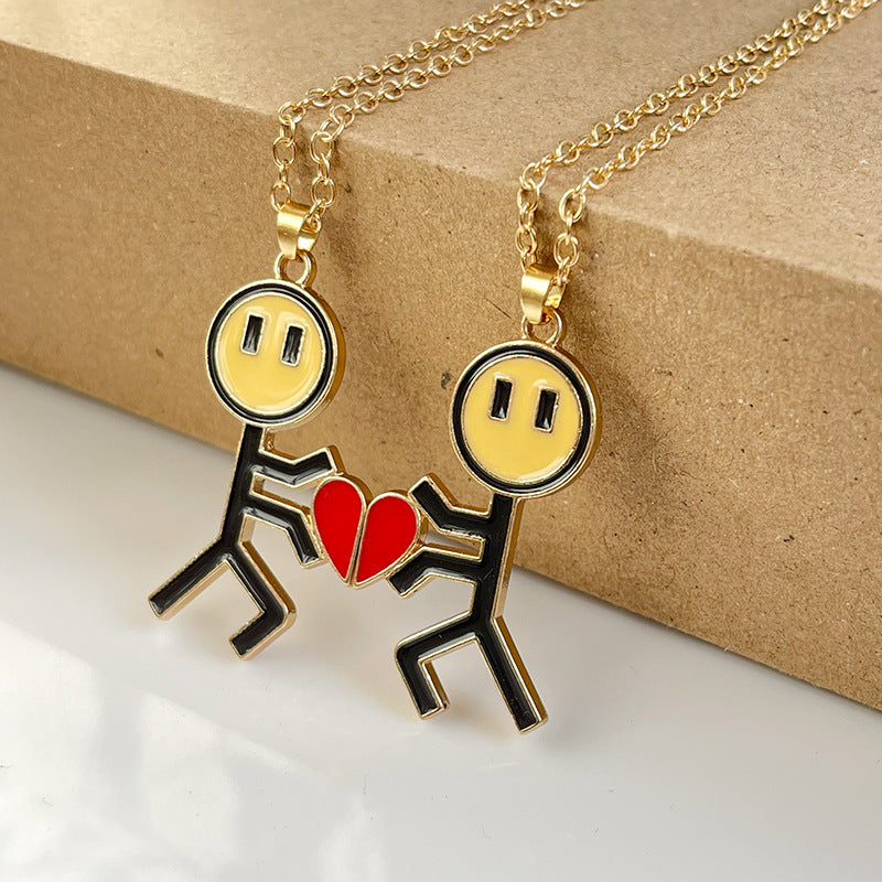 Cartoon Love Necklace