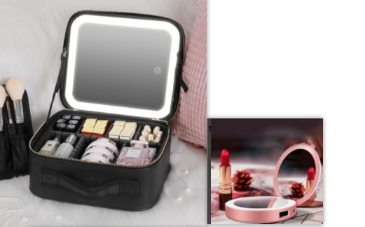 Cosmetic Case With Mirror