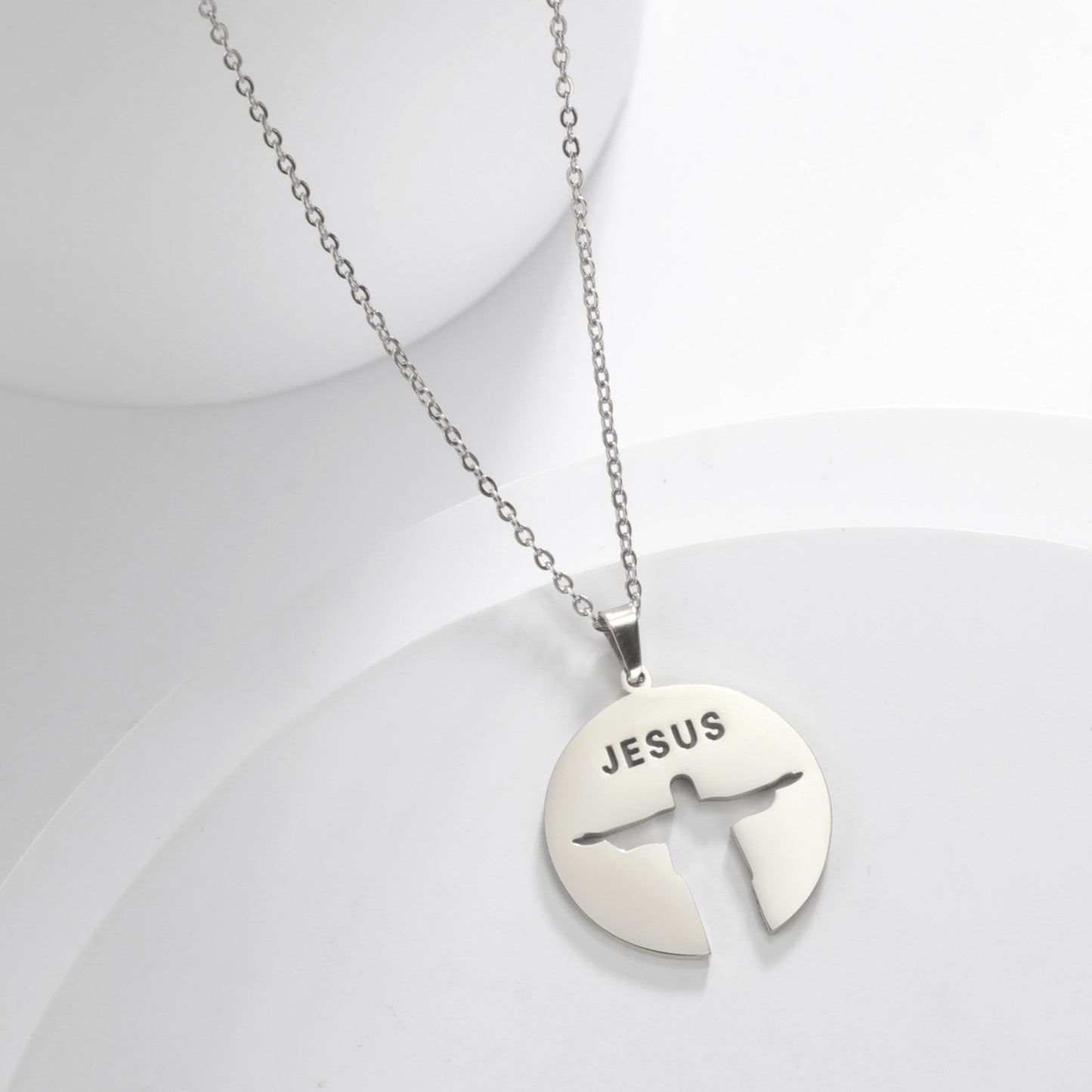 Jesus Silhouette Pendant