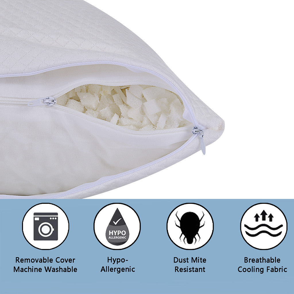 Bamboo Fiber And Memory Foam Pillow