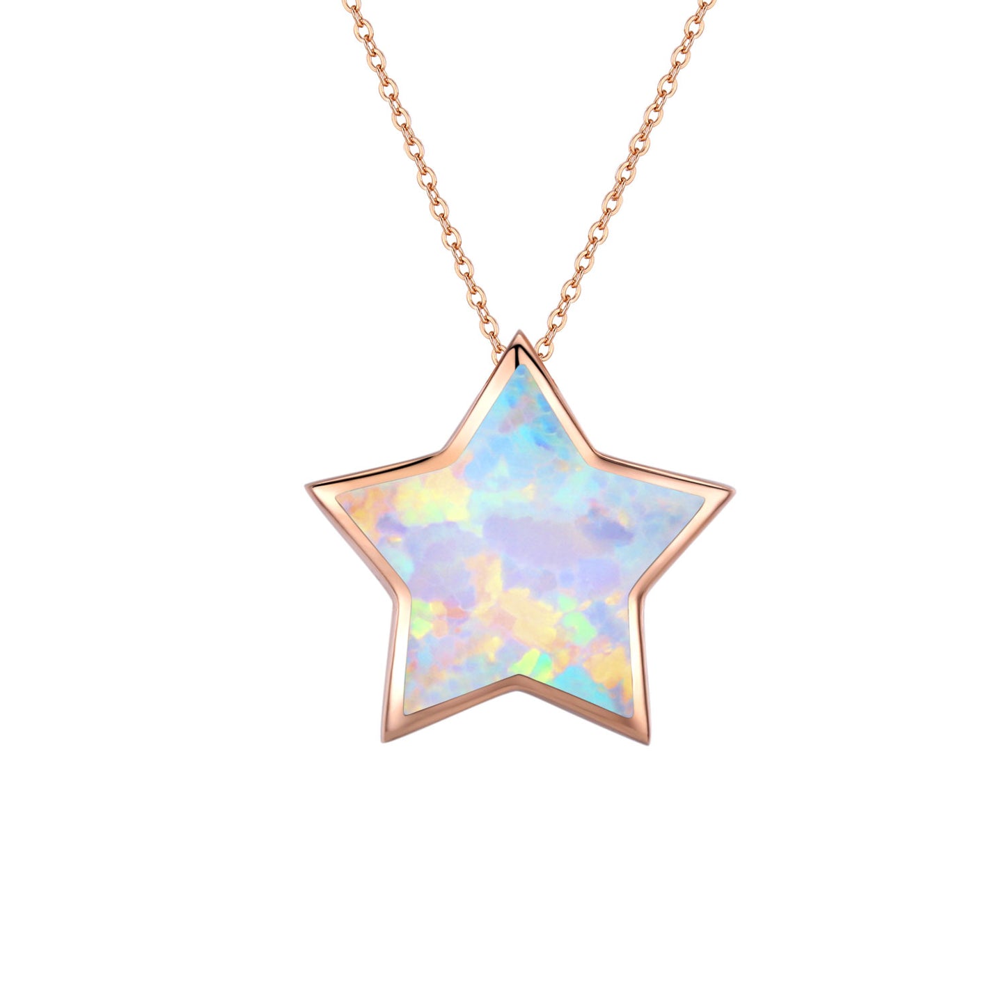 Opal Star Choker Necklace