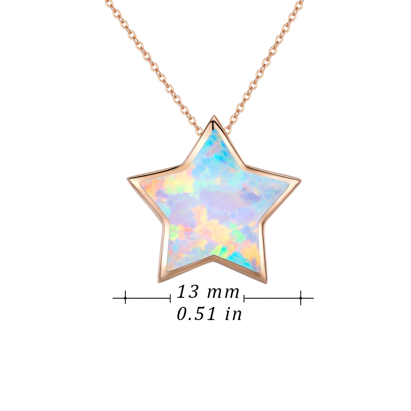 Opal Star Choker Necklace