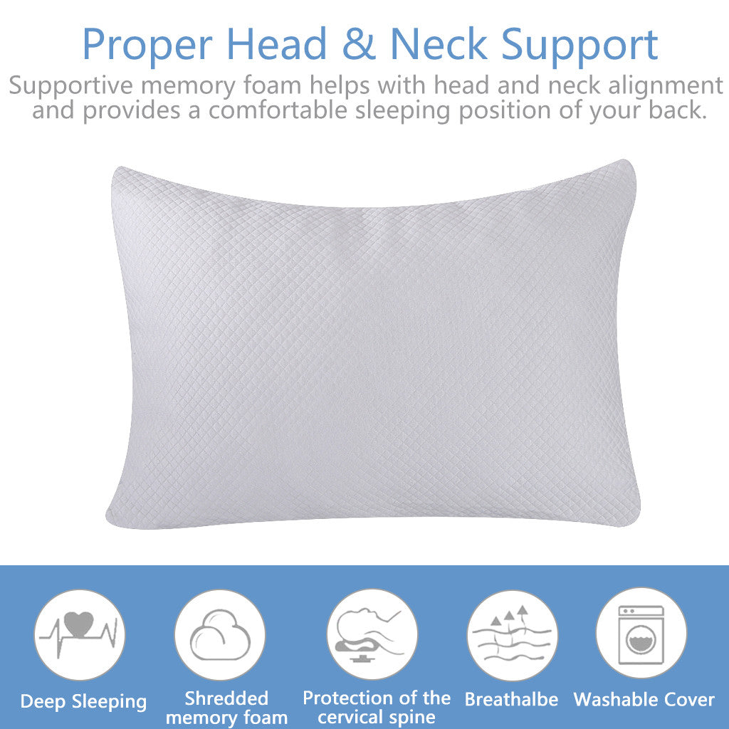 Bamboo Fiber And Memory Foam Pillow