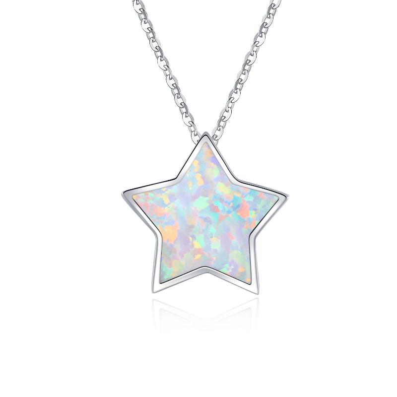 Opal Star Choker Necklace